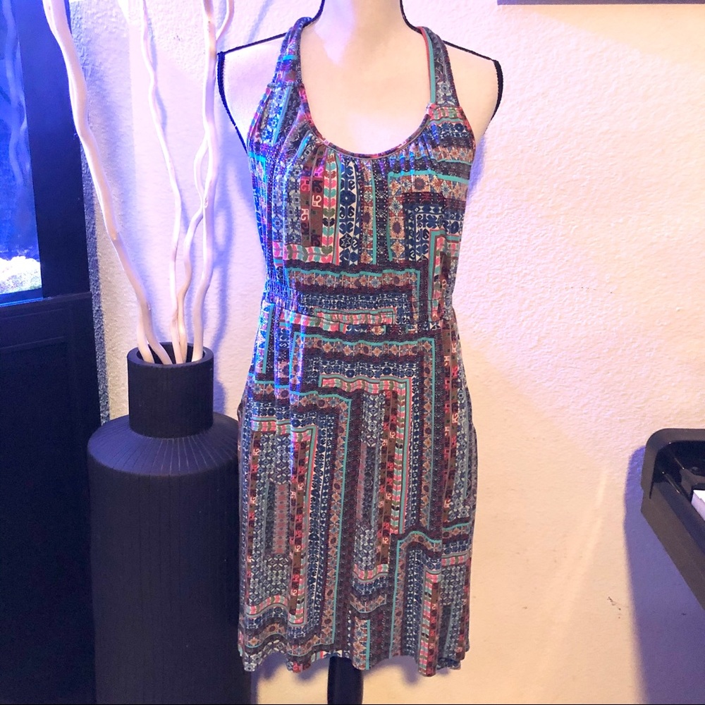 Weston high low racer back dress